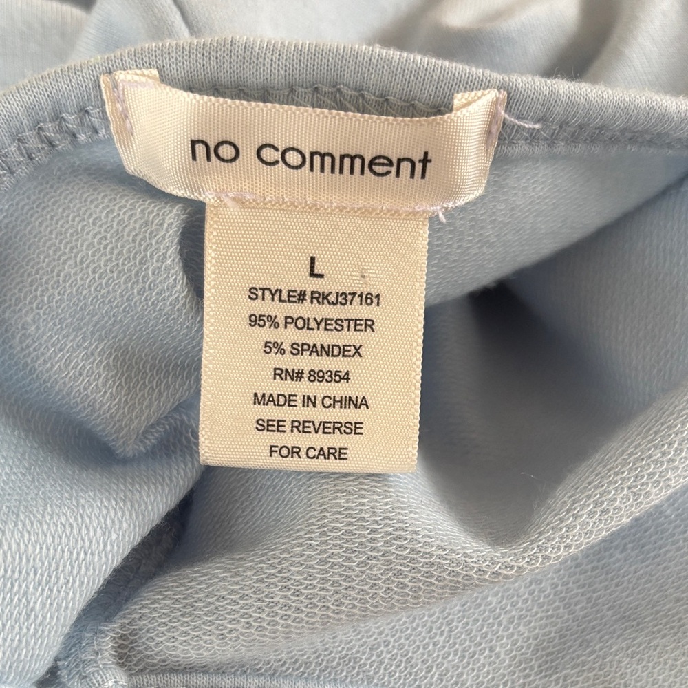 No Comment Comfy Sky Blue Women's Jumpsuit - Picture 12 of 13